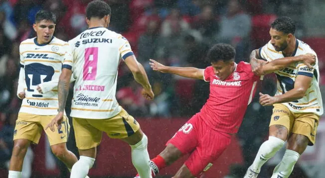 Pumas de Piero Quispe visitó a Toluca en la jornada  11 de Apertura de la Liga MX