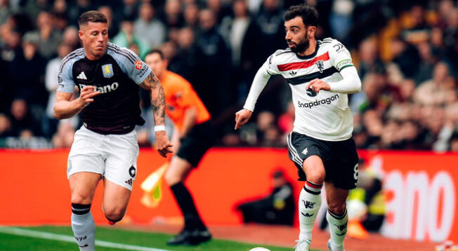 Aston Villa y Manchester United igualaron sin goles por la Premier League.