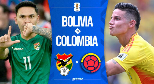 Bolivia recibe a Colombia por la fecha 9 de las Eliminatorias 2026.