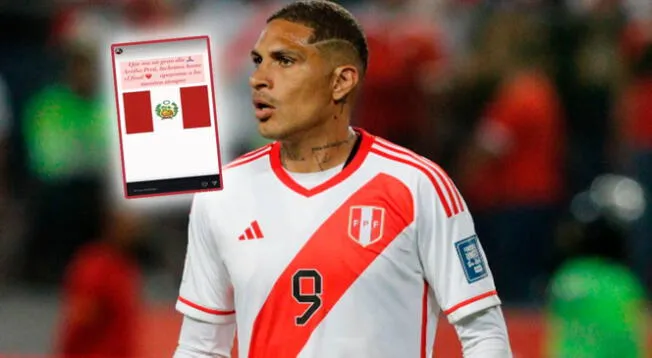 Paolo Guerrero y su curioso mensaje en redes.