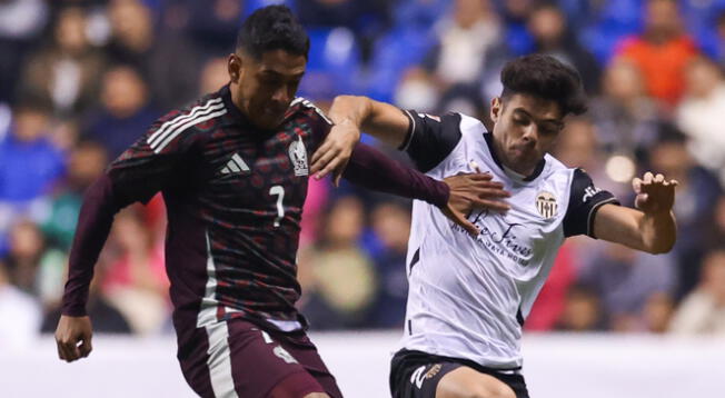 México igualó ante Valencia en Puebla por partido amistoso internaiconal.