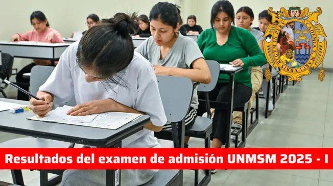 Verifica los resultados del examen de la San Marcos 2025-1.