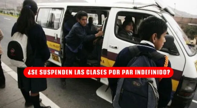 El Ministerio de Educación no ha suspendido las clases del lunes 14 de octubre.