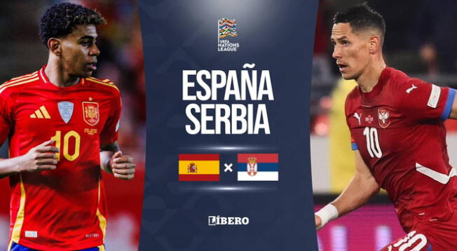 España vs. Serbia se enfrentan por la UEFA Nations League.