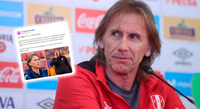 Prensa chilena recuerda al Ricardo Gareca de Perú para soñar con la victoria ante Colombia.