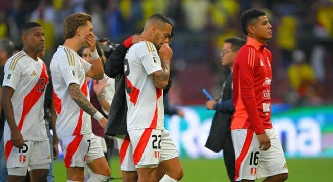 Lesionado en la selección peruana.