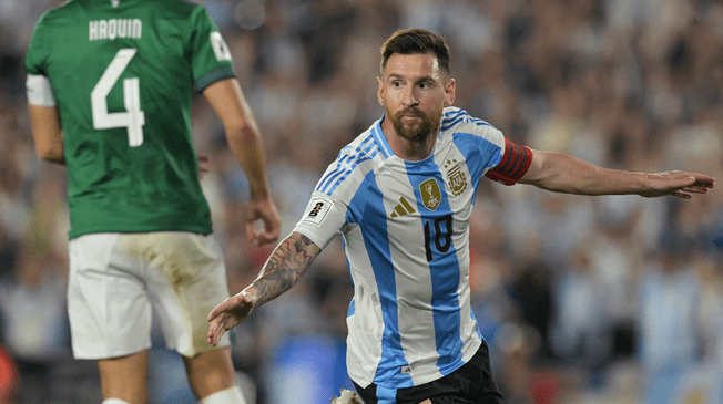 Argentina goleó a Bolivia con triplete de Messi por las Eliminatorias 2026.