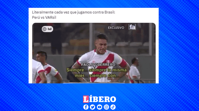 La recordada reacción de Guerrero fue tomado en cuenta en el partido ante Brasil.