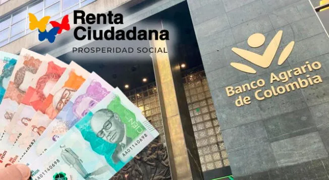 Renta Ciudadana vía Banco Agrario de octubre 2024.