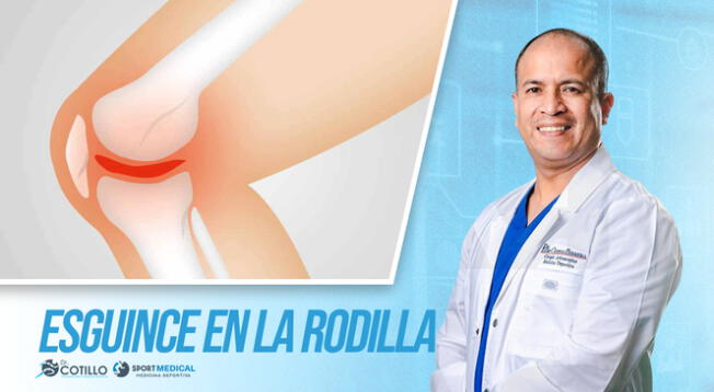 ¿Qué hacer ante un ESGUINCE DE RODILLA?, por el Dr. Luis Cotillo