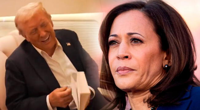 Donald Trump vuelve a ser viral por burla contra Kamala Harris.