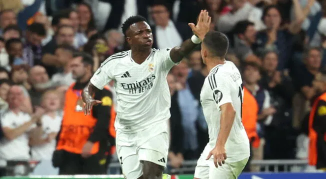 Vinícius Junior fue fundamental para el triunfo del Real Madrid sobre los alemanes