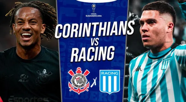 Corinthians busca dar el gran paso ante Racing en la semifinal de la Copa Sudamericana.