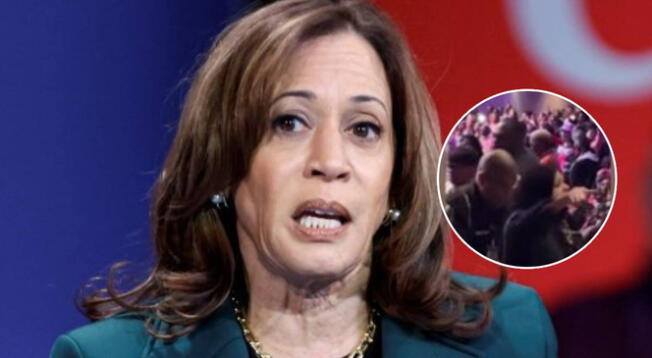 Kamala Harris ya había tenido un polémico sucesos en un mitin en Georgia.