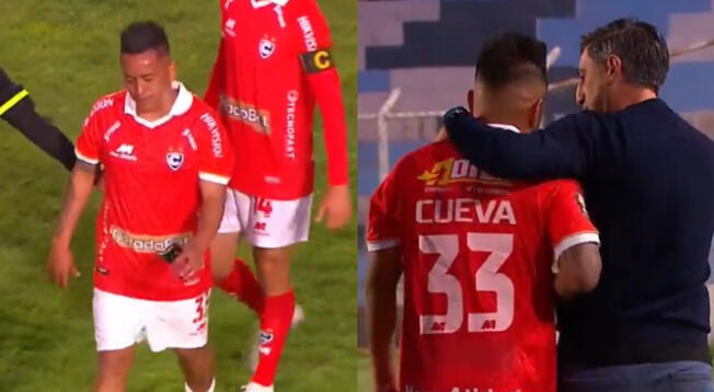 Christian Cueva no continuó el Cienciano vs. Alianza Atlético por el Clausura.