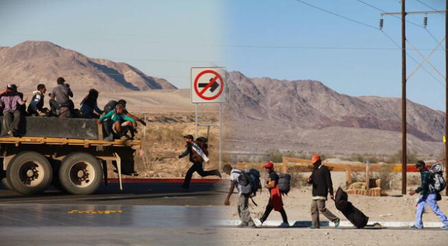 La travesía por La Rumorosa revela la desesperación y valentía de quienes buscan un mejor futuro.