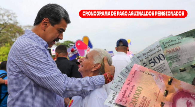 Cronograma de pago de aguinaldos a los pensionados de Venezuela.