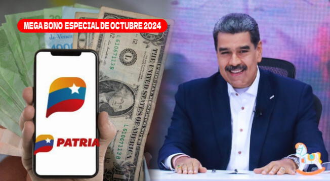 El régimen de Nicolás Maduro confirmó el pago del Mega Bono Especial de octubre 2024.