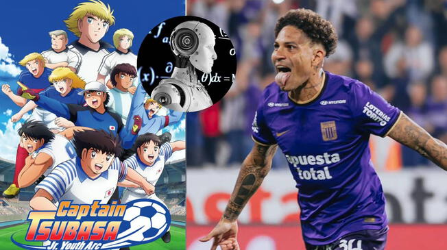 Conoce el aspecto que tendría Paolo Guerrero si fuera un personaje de Captain Tsubasa, según la Inteligencia Artificial IdeoGram.