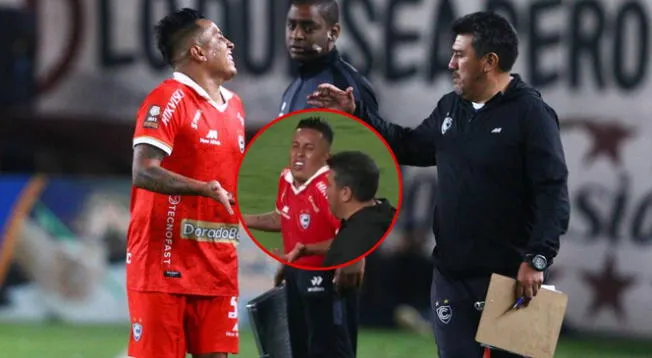 Cueva explotó contra el banquillo de Universitario.