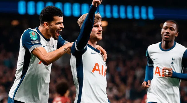 Tottenham eliminó al Manchester City de la Carabao Cup en los octavos de final