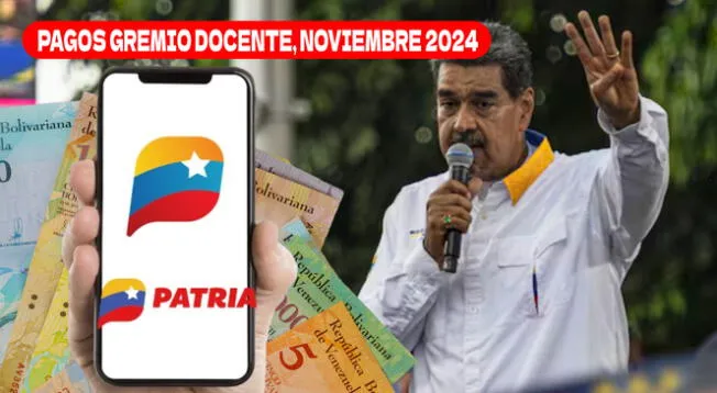 Nicolás Maduro confirmó el pago de diferentes beneficios económicos a favor del Gremio Docente.