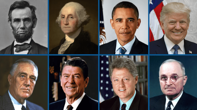 Los presidentes más jóvenes y más viejos en la historia de los Estados Unidos.