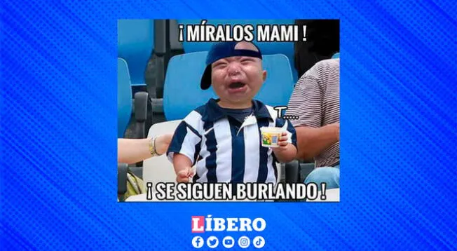 Cruel meme de la derrota de Alianza Lima se viraliza en las redes sociales.