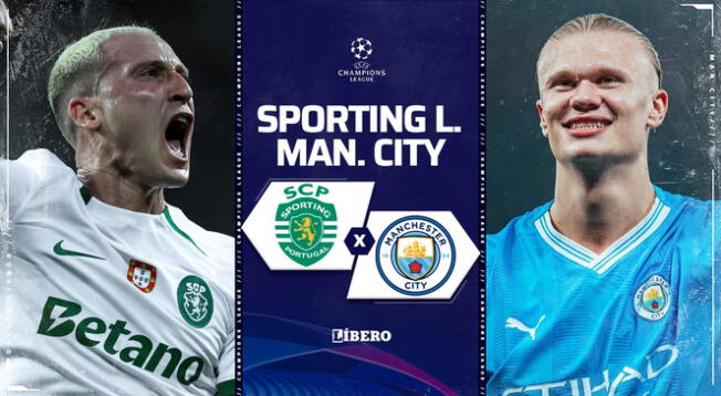 Sporting Lisboa recibe a Manchester City por Champions League.