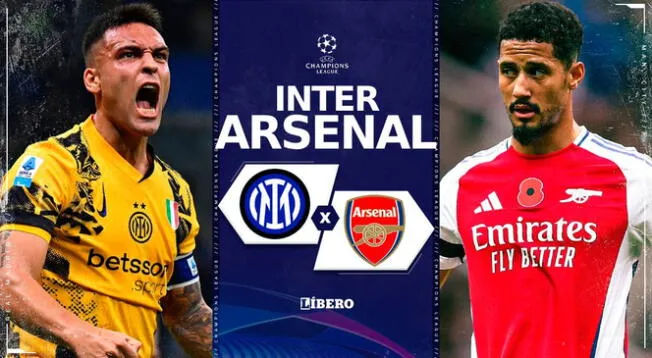 Inter vs. Arsenal EN VIVO por la Champions League.