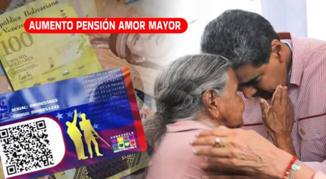 La Pensión Amor Mayor de noviembre comenzó a pagarse desde el martes 5.