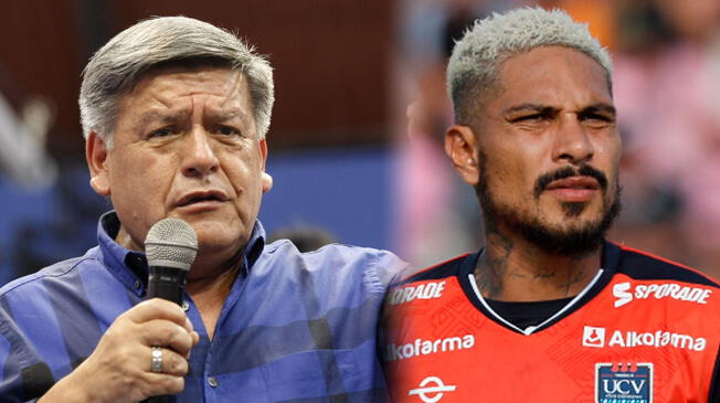 César Acuña habló sobre Paolo Guerrero tras el descenso de César Vallejo