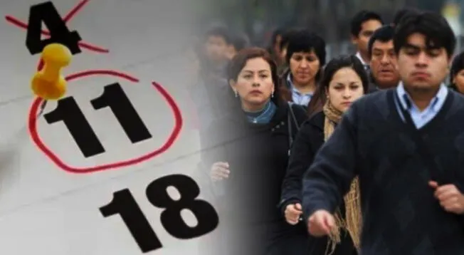 El lunes 11 de noviembre no es feriado, ni día no laborable, según el Diario El Peruano.