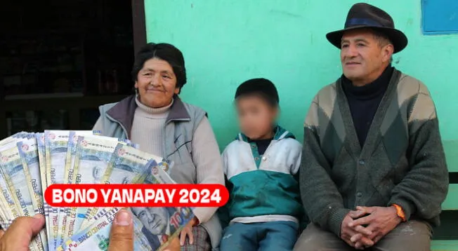 El Bono Yanapay actualmente no ha sido anunciado por el gobierno de la presidente Dina Boluarte.