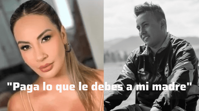 Pamela López le solicita a Christian Cueva que le pague deudas que le arrastra a su madre.