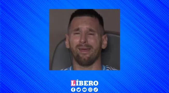 Hinchas de Argentina imaginan así a Messi tras los dos goles de Paraguay.