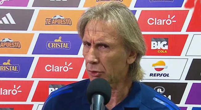 Ricardo Gareca no se calló tras su llegada al Monumental para el Perú vs Chile.