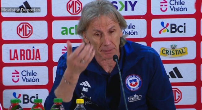 Ricardo Gareca vivió momento tenso con periodista chileno.