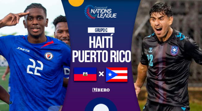 Haití recibe a Puerto Rico por la Concacaf Nations League.