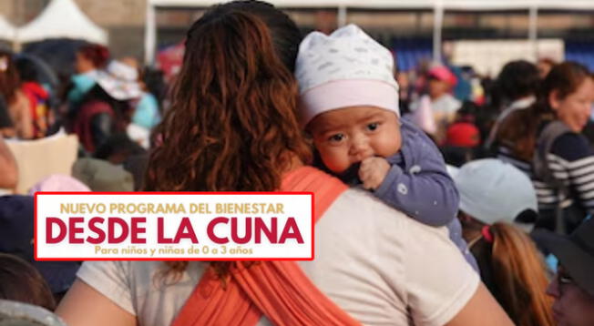 La Beca desde la Cuna busca beneficiar a los  niños que tienes entre 0 y 3 años de nacidos.