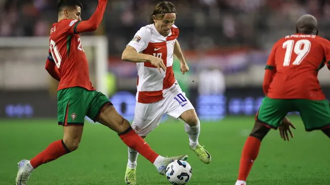 Portugal y Croacia igualaron 1-1 por la Liga de Naciones de Europa