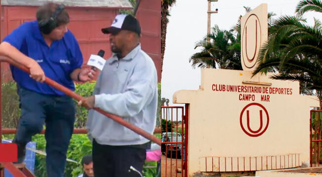 Jefferson Farfán visitó la sede Campomar de Universitario.