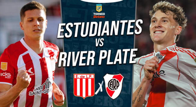 Estudiantes recibe a River Plate por la jornada 25 de la Liga Profesional.