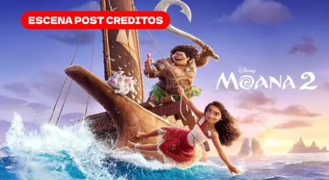 Moana 2 tiene escenas post créditos y llegaría a Disney+ meses después de su estreno.