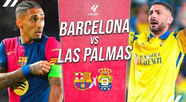 Barcelona vs. Las Palmas juegan este sábado por una fecha de LaLiga