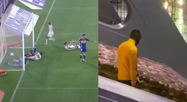 Luis Advíncula y un duro momento que fue captado tras el Boca vs. Vélez.