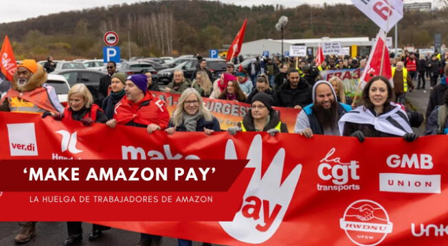 Trabajadores de Amazon acusan a la compañía de cometer abusos laborales, degradación ambiental y realizar amenazas a la democracia.