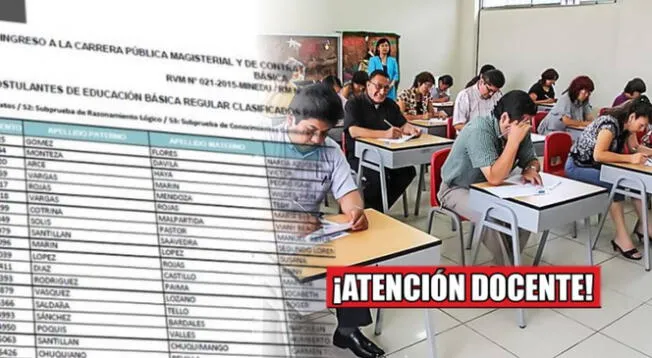 Examen de Nombramiento Docente: revisa los resultados