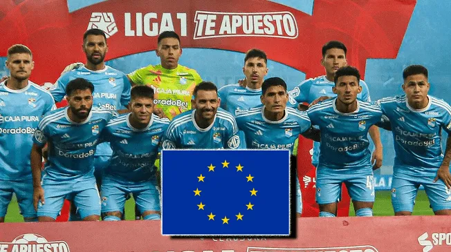 Futbolista de Sporting Cristal fue captado en partido de fútbol europeo.