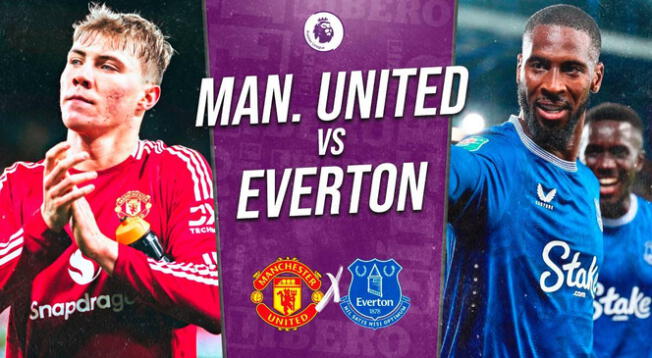 Manchester United y Everton jugarán en el Estadio Old Trafford.